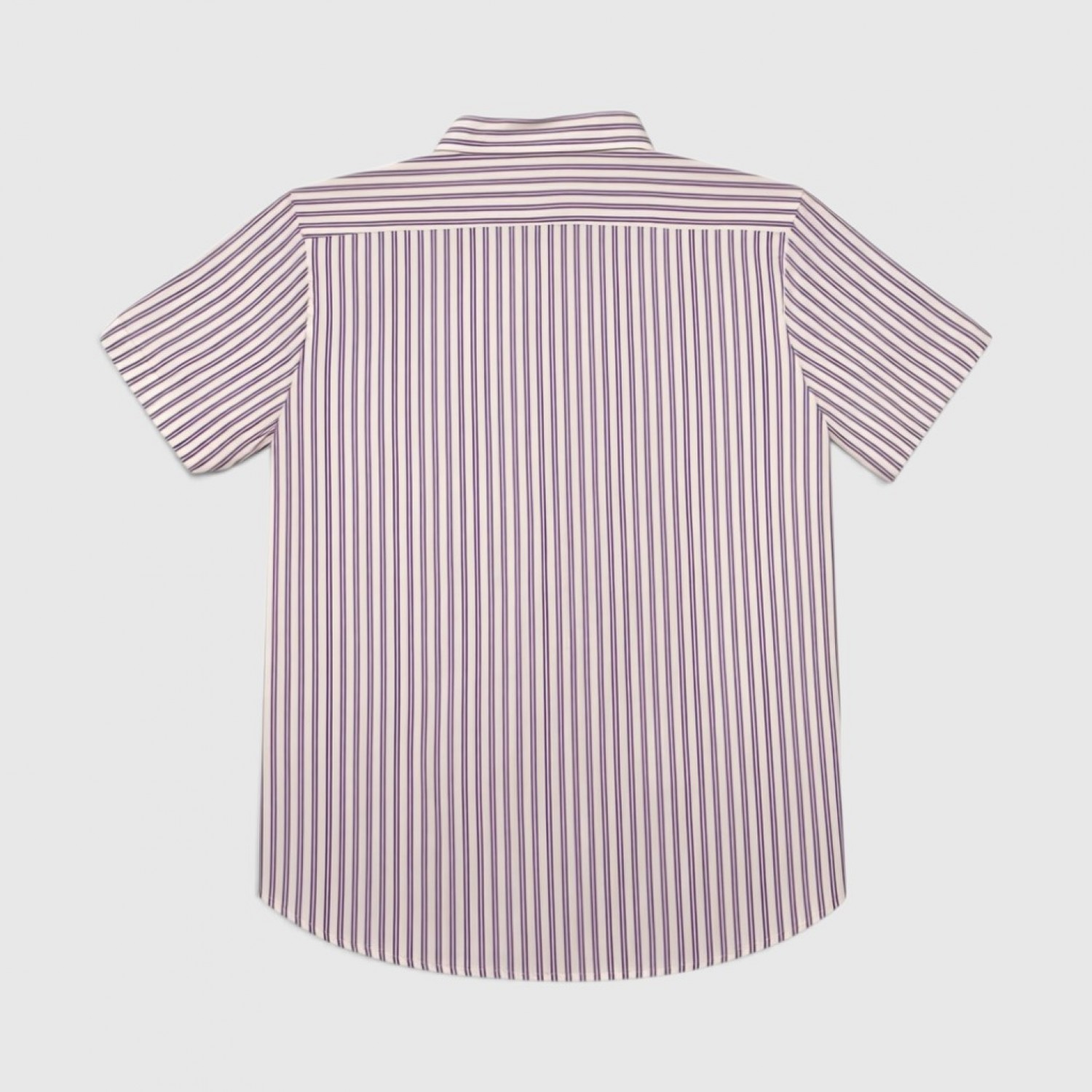 Polo Ralph Lauren Ανδρικό Πουκάμισο Ριγέ Μωβ / Λευκό / Pre-Owned